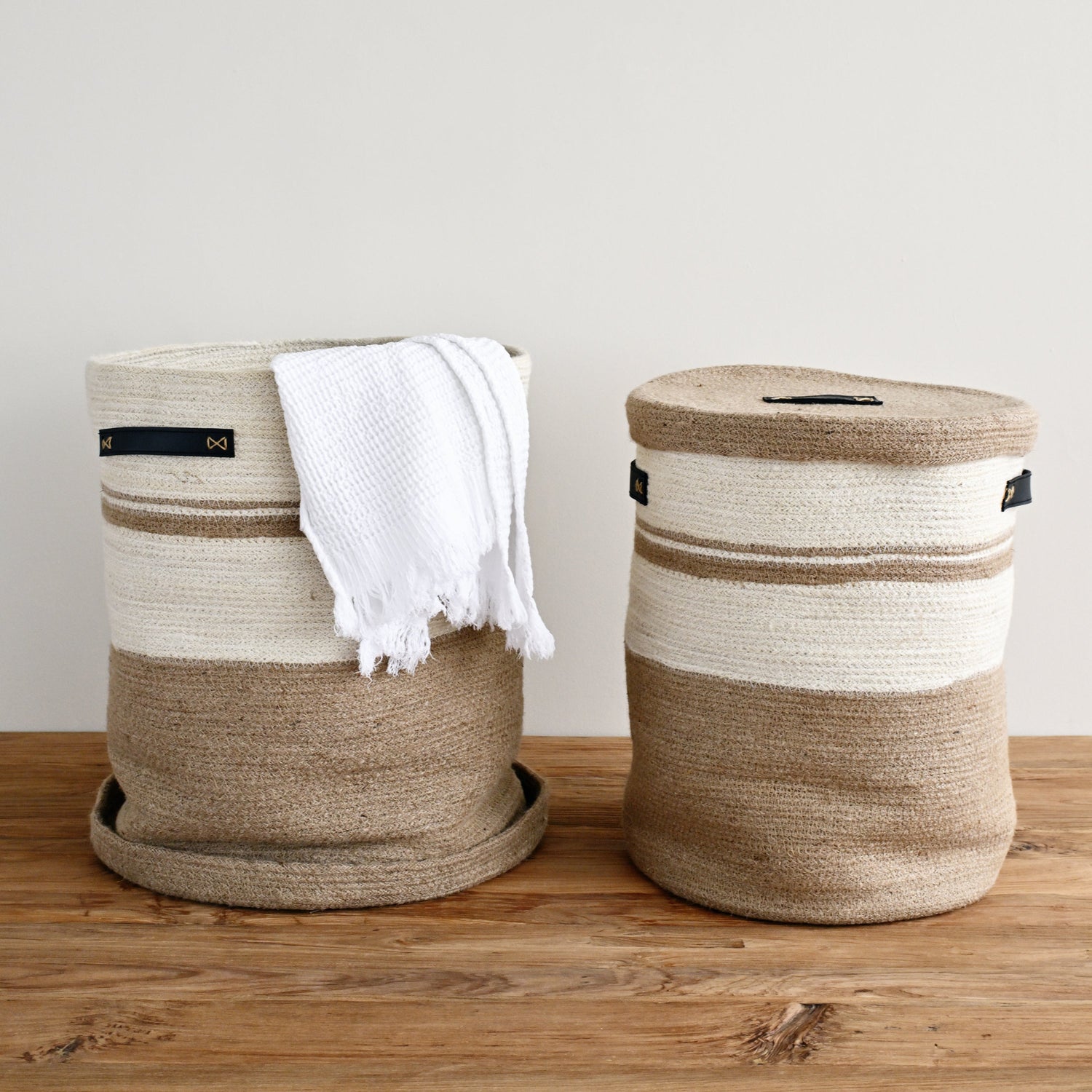 Shoreline Laundry Basket with Lid