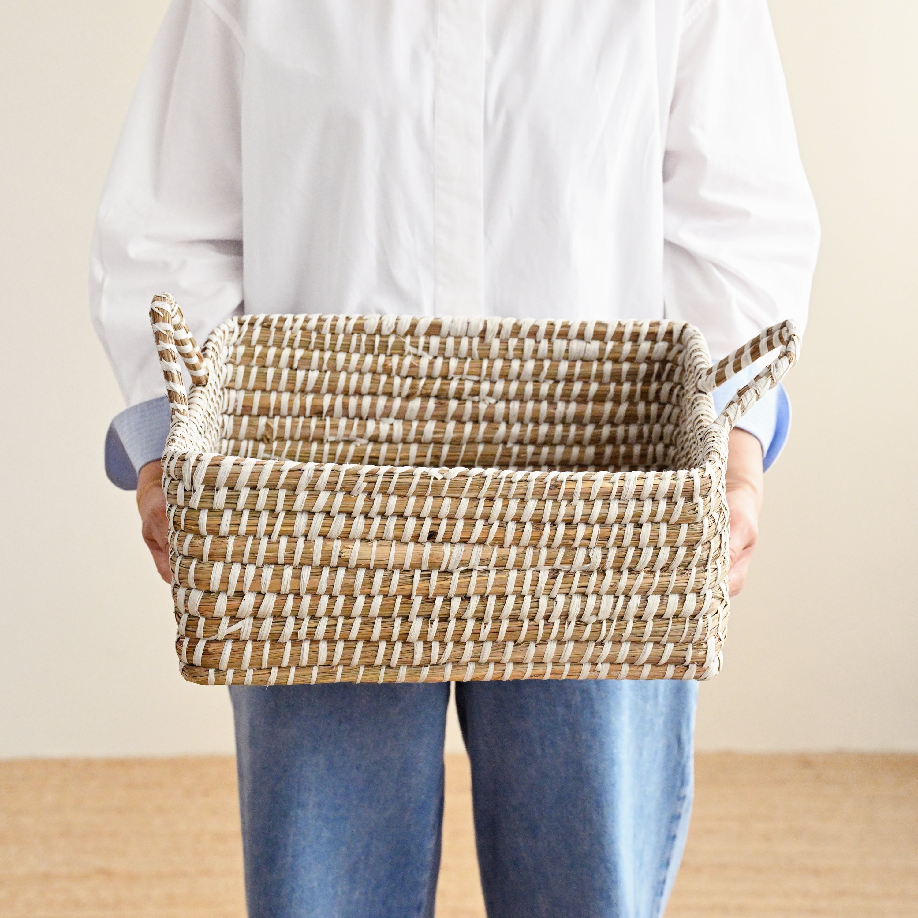 Solene Rectangular Storage Basket (SR) 1