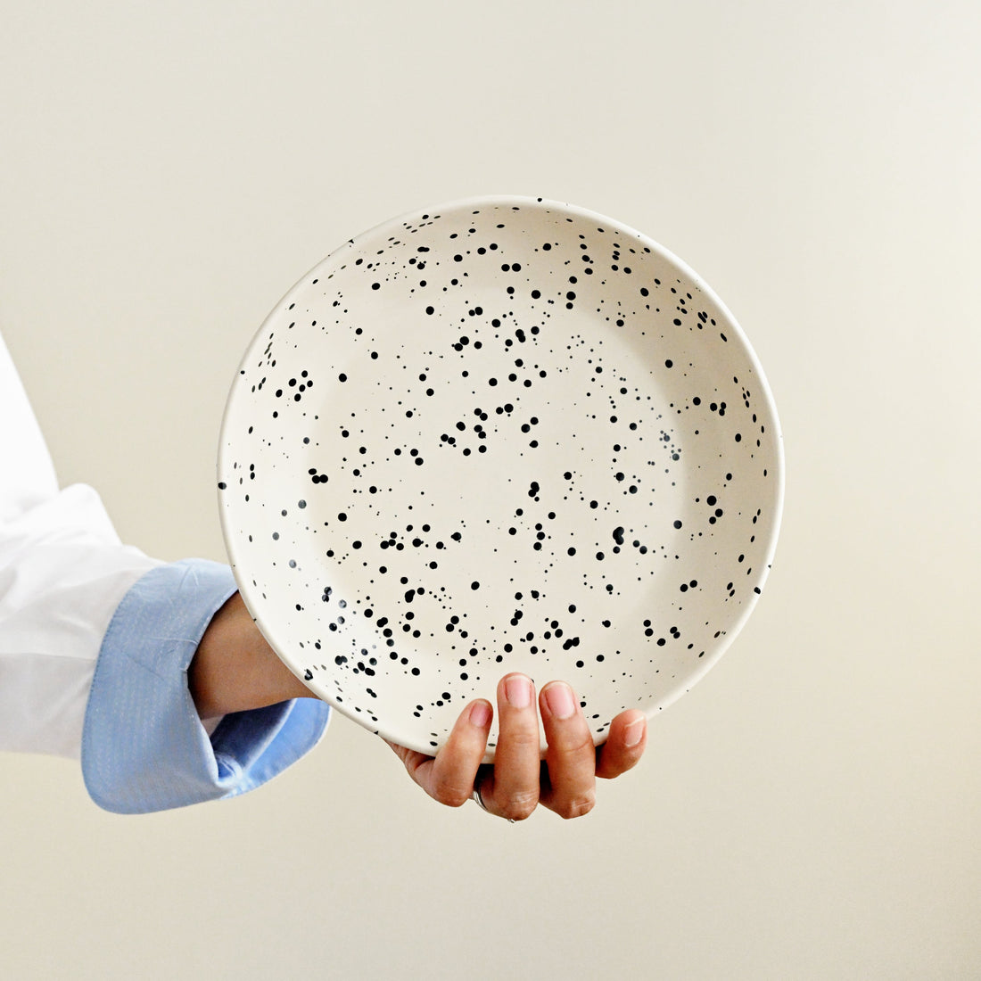 Speckle Dinner Bowl 22cm - Polka