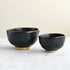 Speckle Ebony Footed Noodle Bowl - Set of 2 1