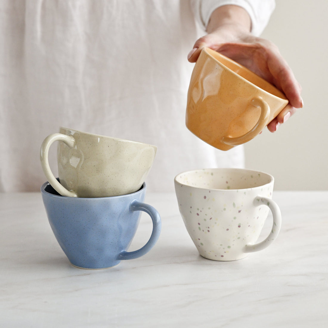 Speckle Mugs - Set of 4