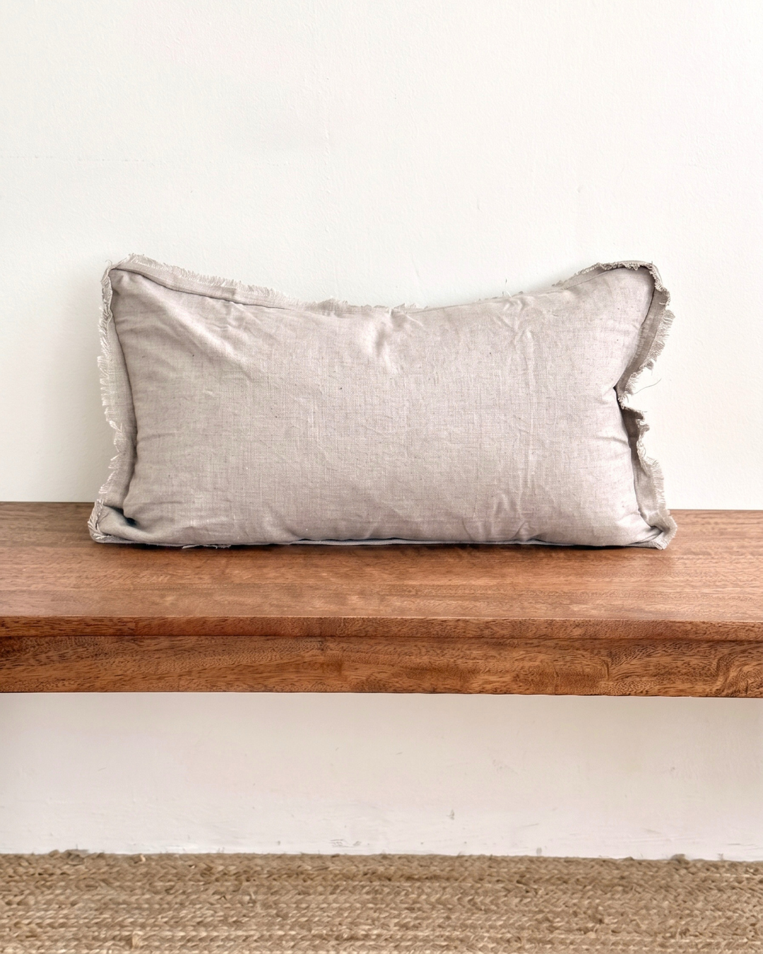 Stone Freya Linen Cushion Cover - 60 x 35 cm