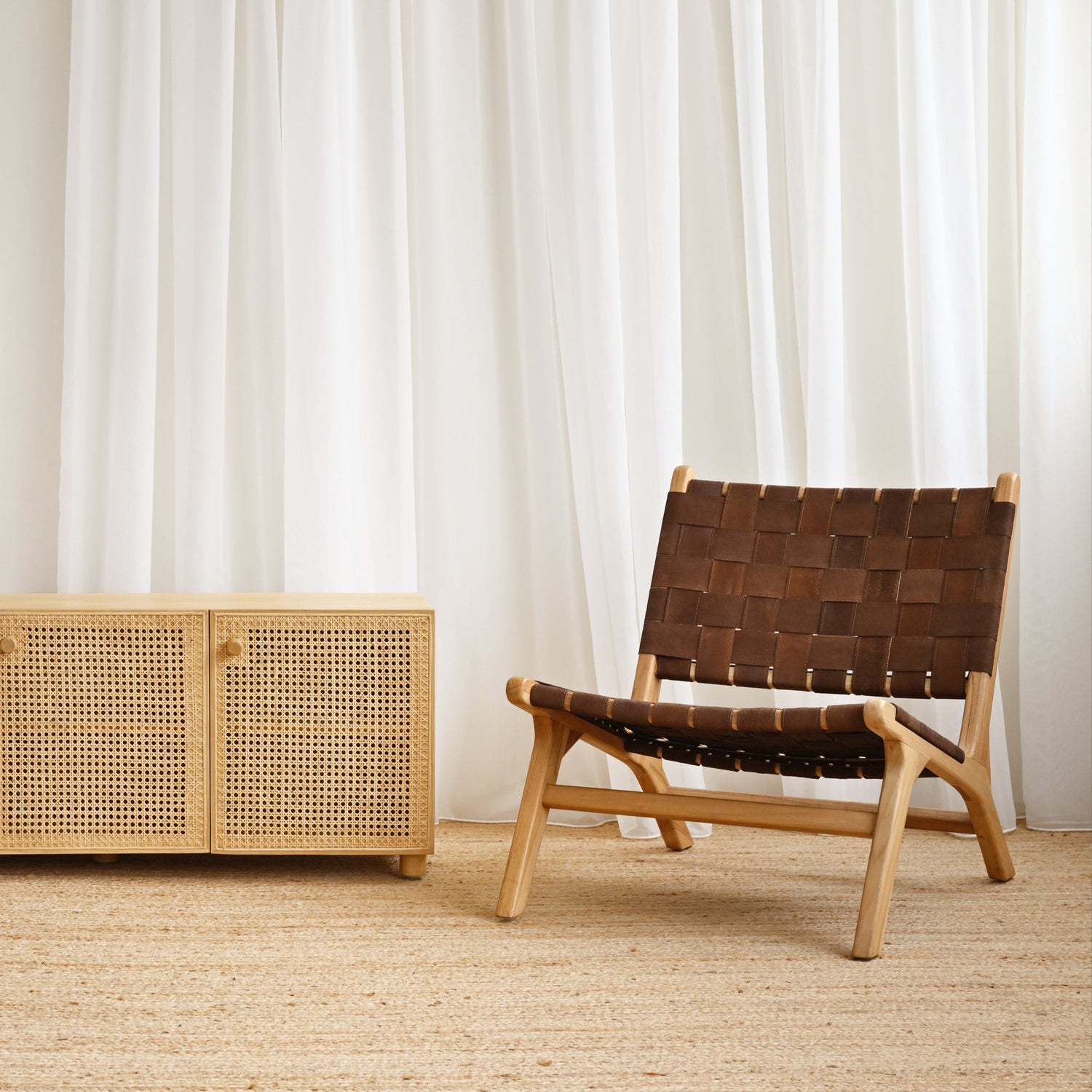 Strap Chair Dark Brown 3