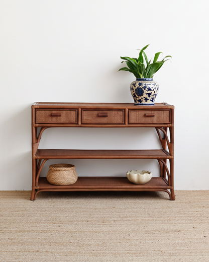 Sunshine Rattan Console Cabinet