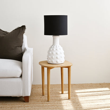 Terracotta Table Lamp with Dots 7