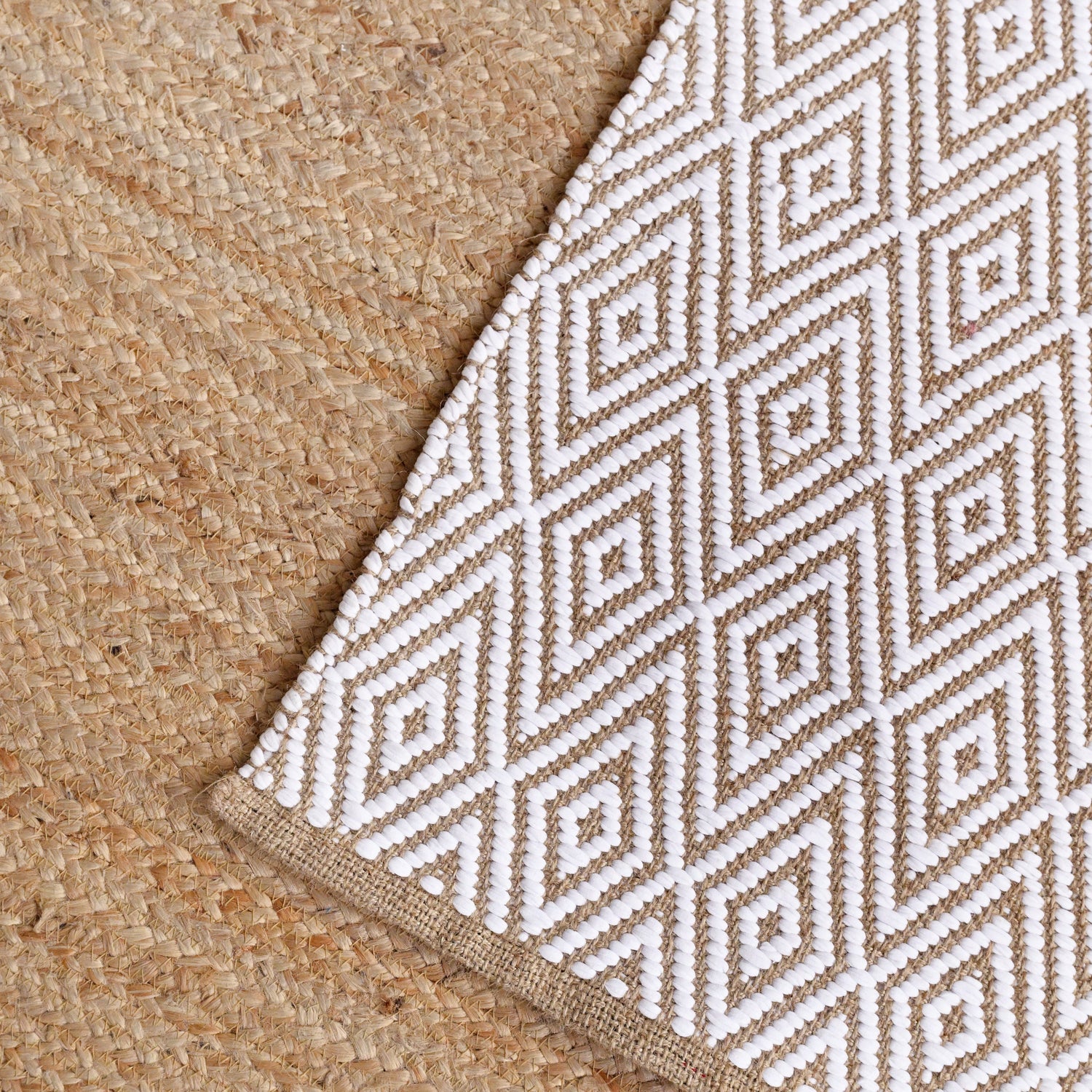 Tribal Rectangular Jute Mat 2