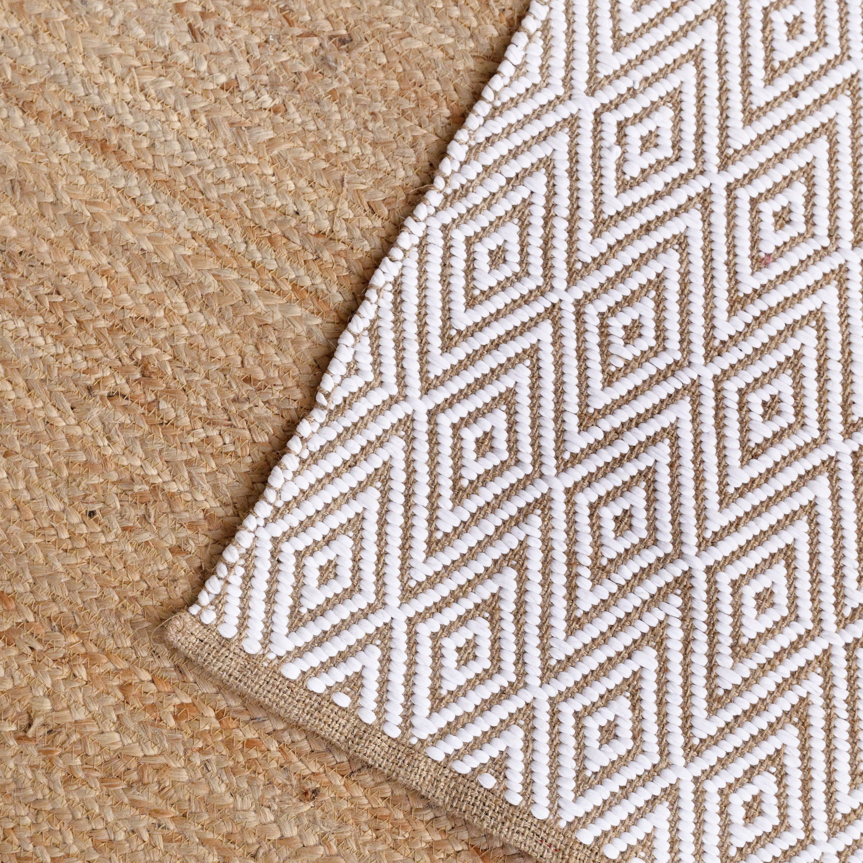 Tribal Rectangular Jute Mat 2