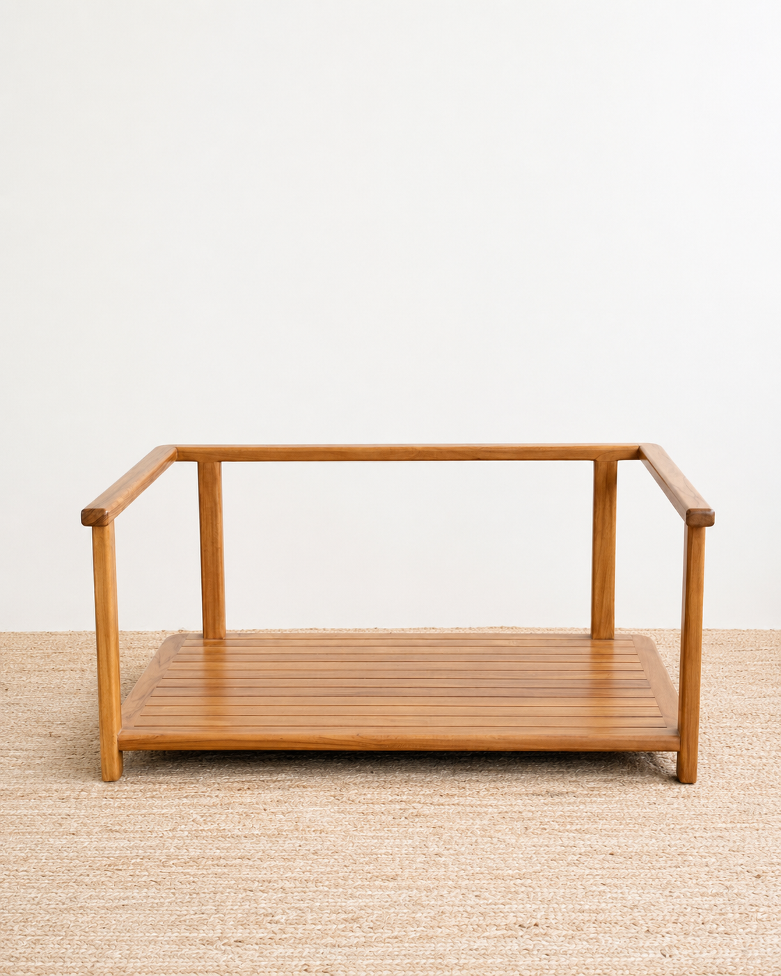 Vora 2 Seater Teak Sofa - Natural