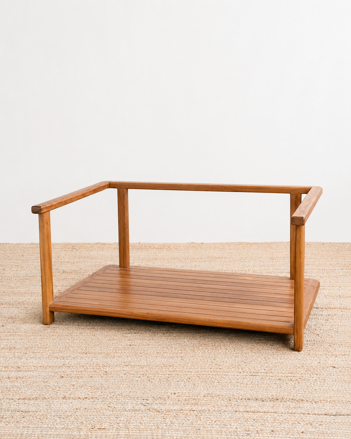 Vora 2 Seater Teak Sofa - Natural