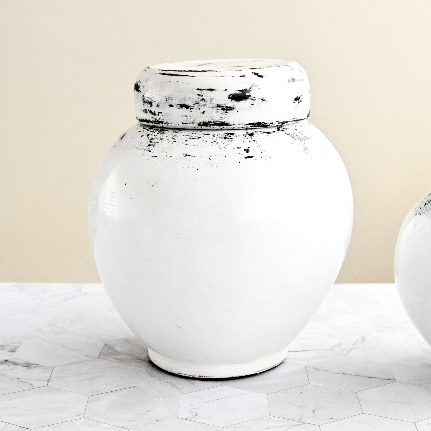 White Ginger Jars 1