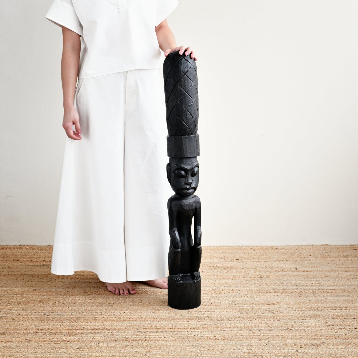 Wooden Primitive Decorative Statue