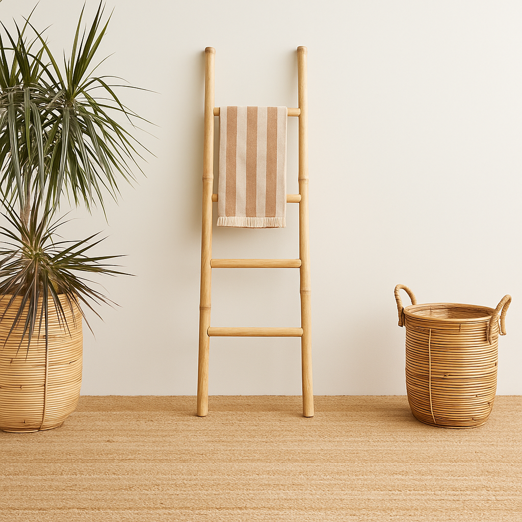 Assorted Bamboo Ladder - Natural