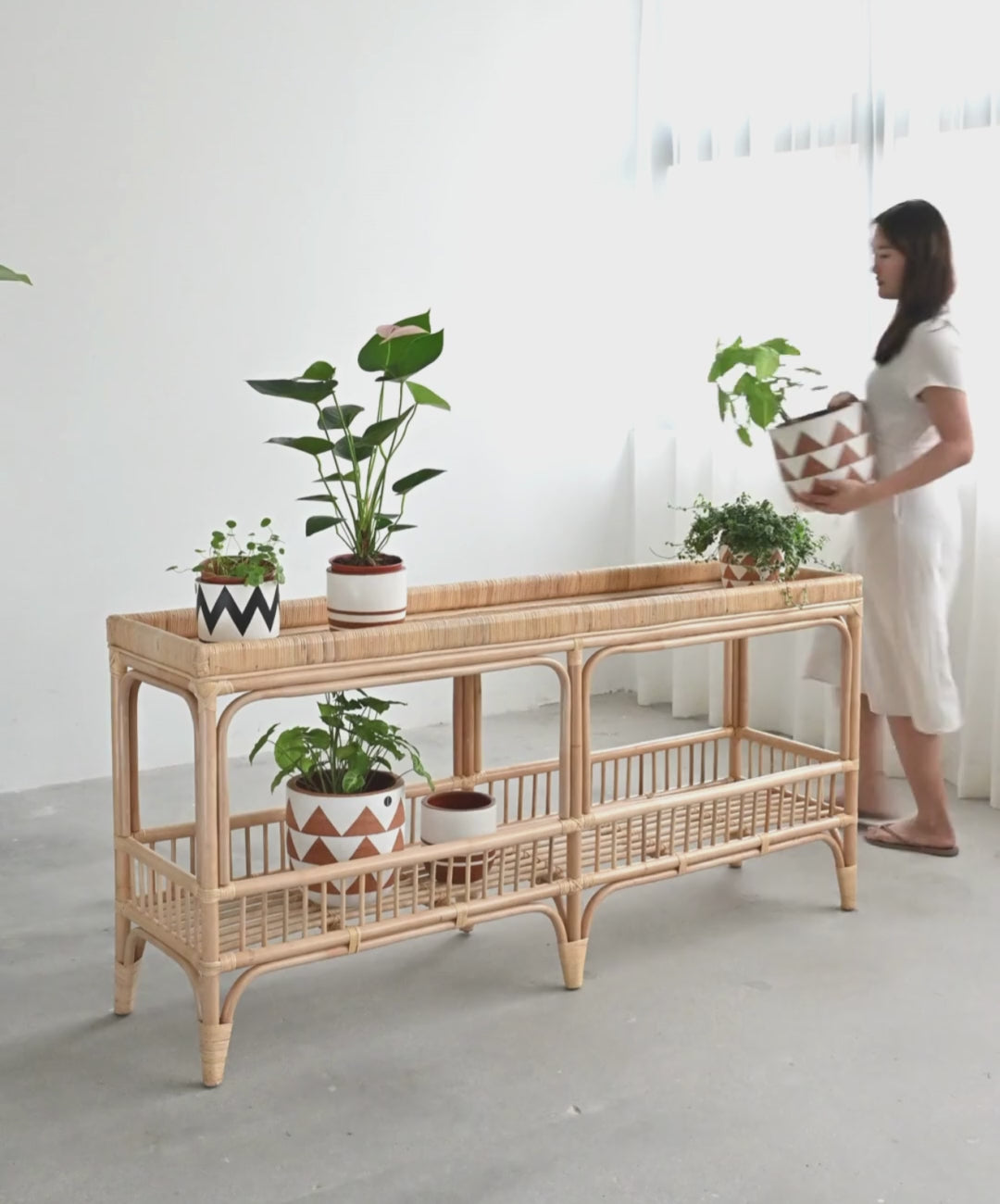 Pulau Rattan Long Console