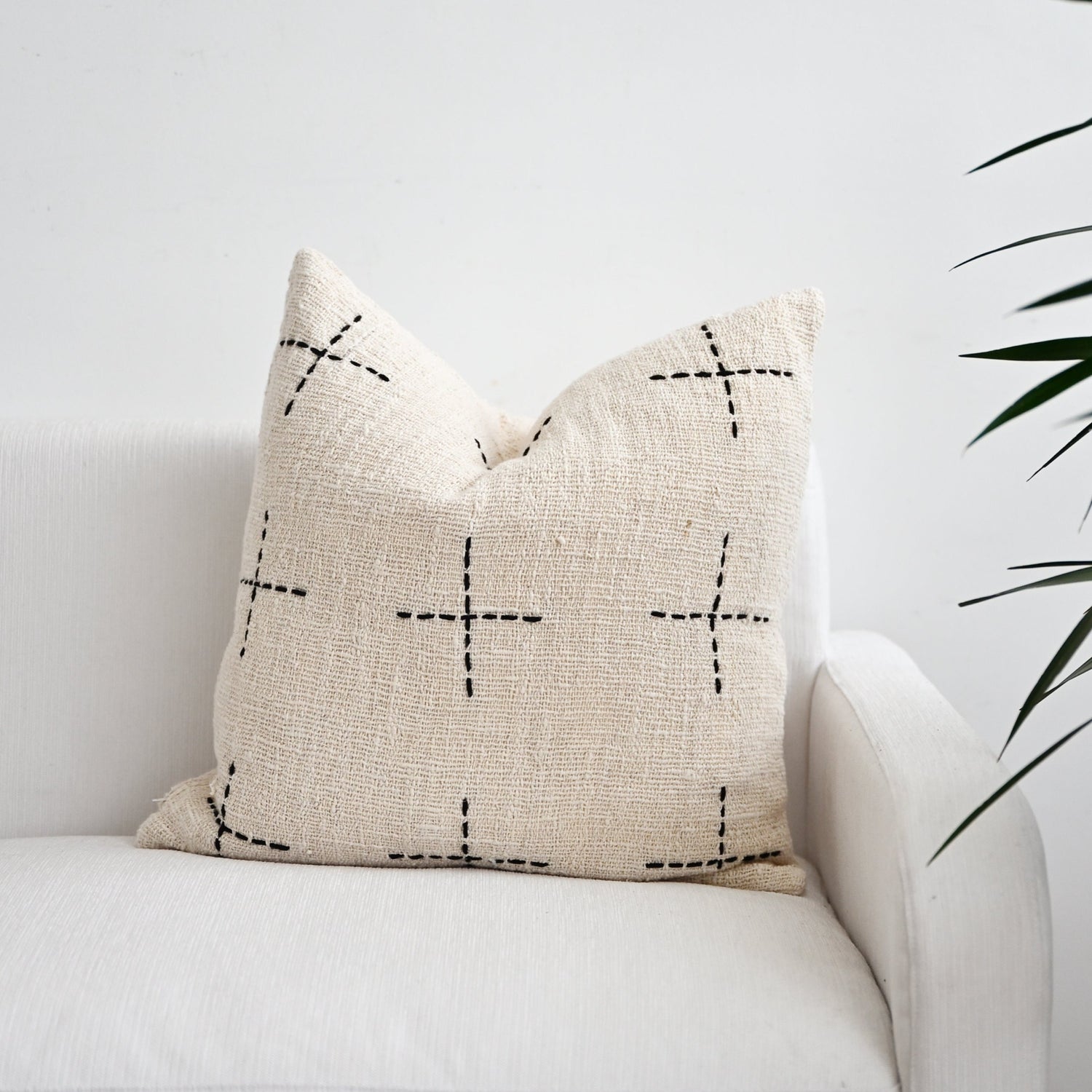 Lalabella Cushion with Stitched Cross