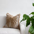 Natural Palmtree Cushion with Fringe