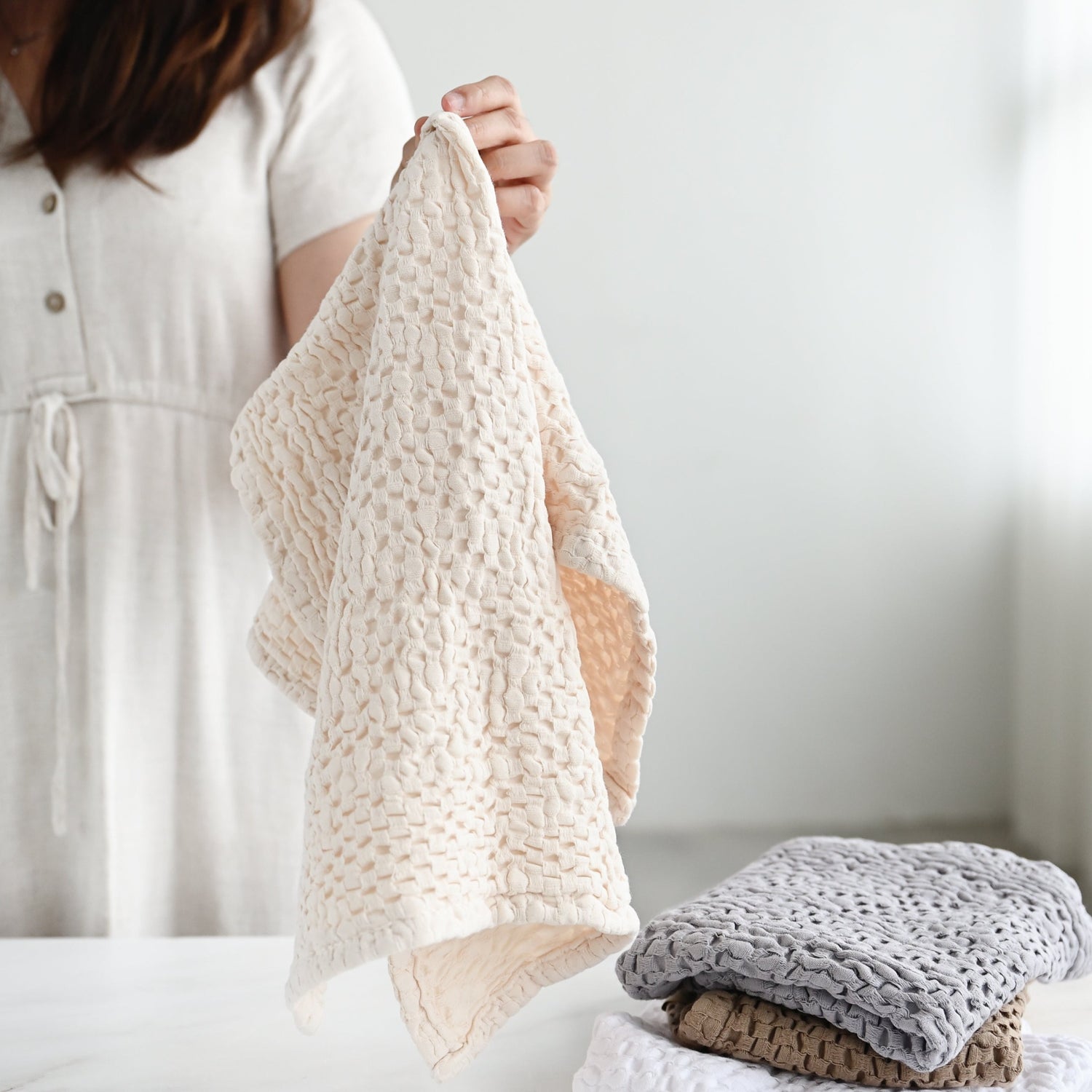 Heveya Vegan Cotton Hand Towel