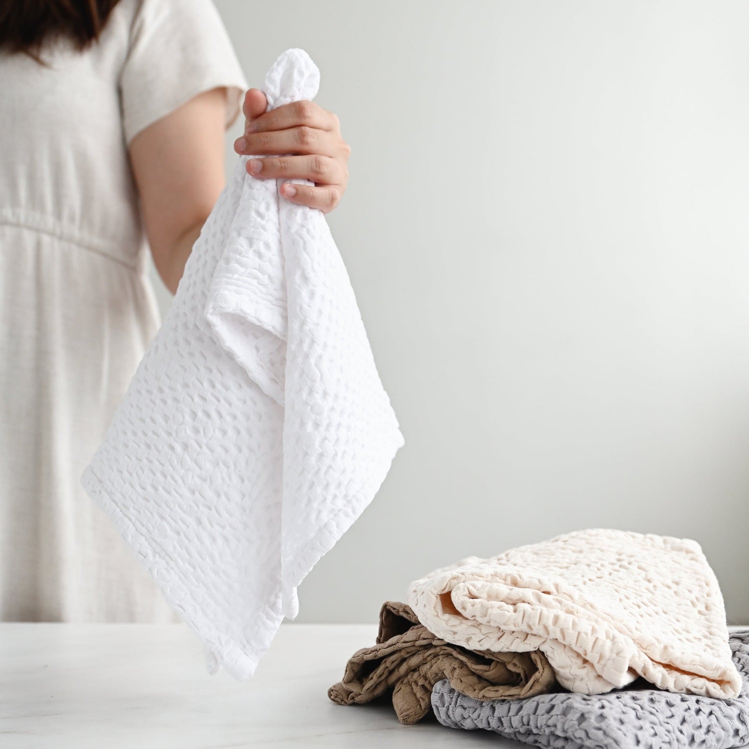 Heveya Vegan Cotton Hand Towel