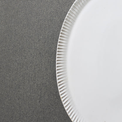 Matte White Trimmed Fish Platter