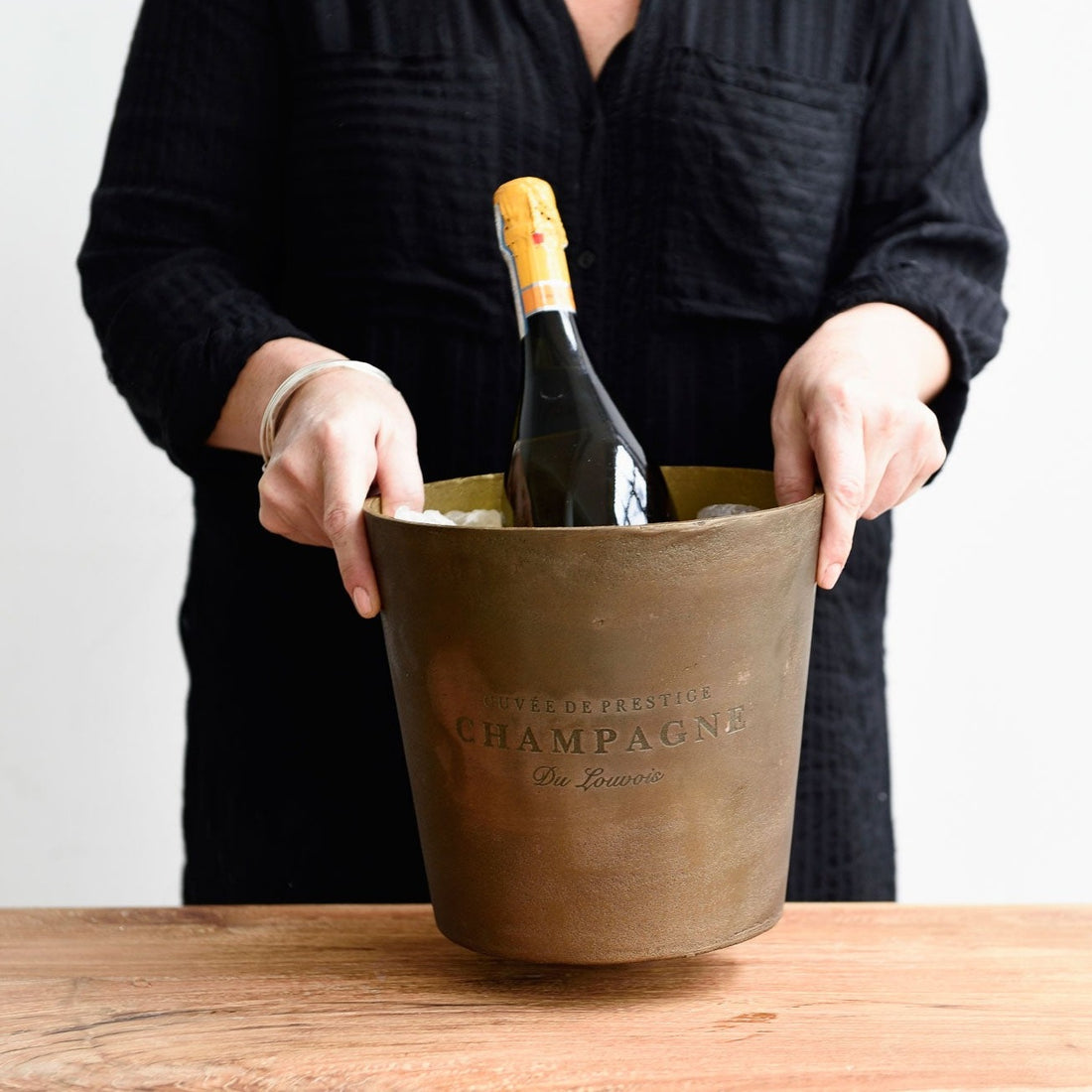 arissa champagne bowl by Bloomingville