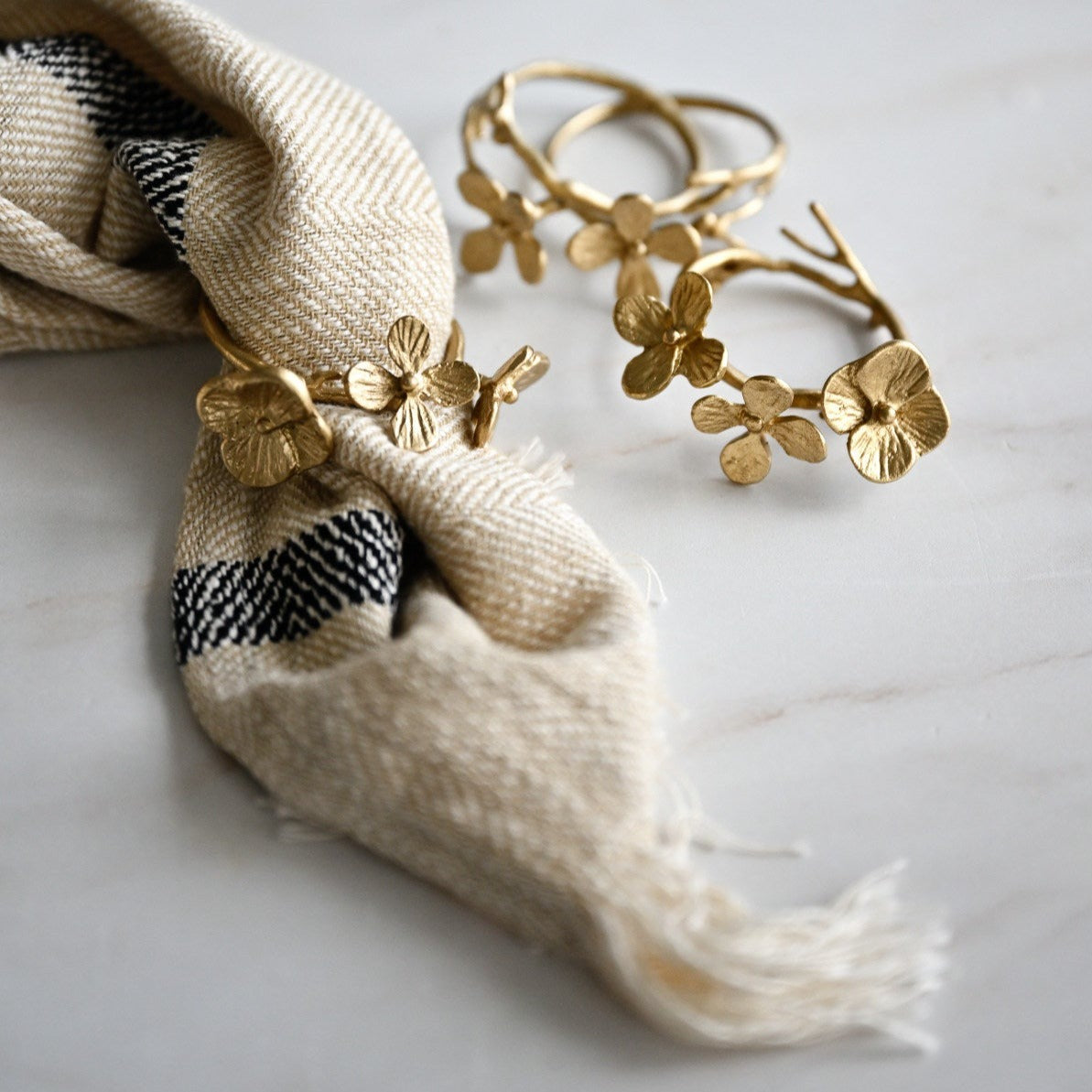 Bouquet Napkin Rings (Set of 4)