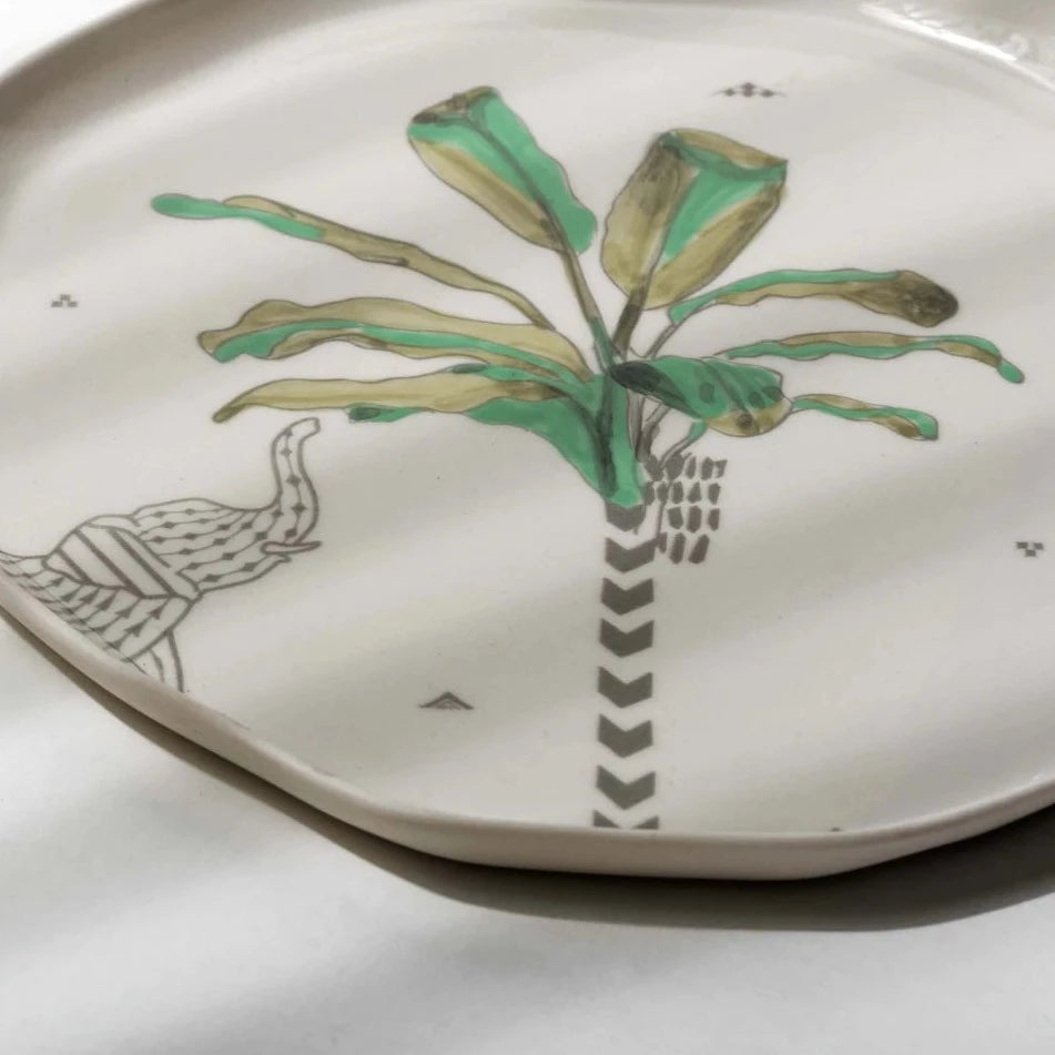Ceylon Palm Quarter Plate