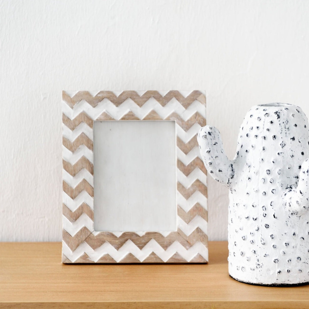 Handcarved Wooden Photo Frame