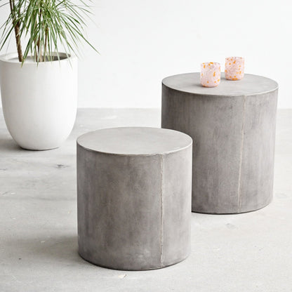 Ito Concrete Side Table - Grey