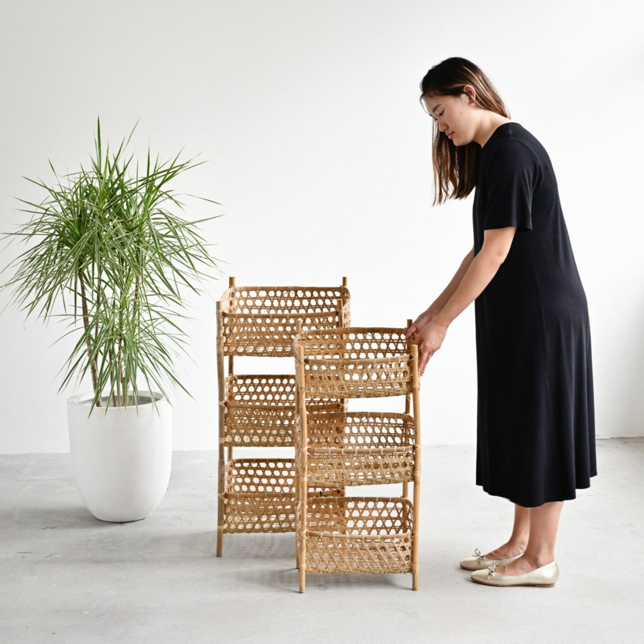 Woven Bamboo Rack