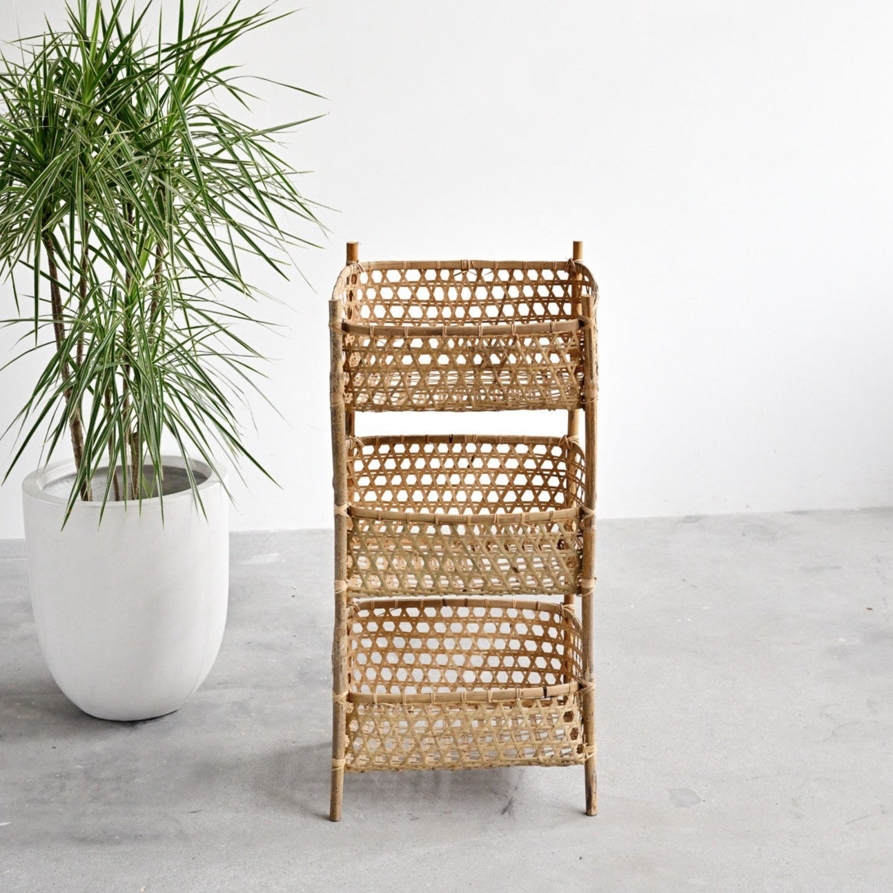 Woven Bamboo Rack