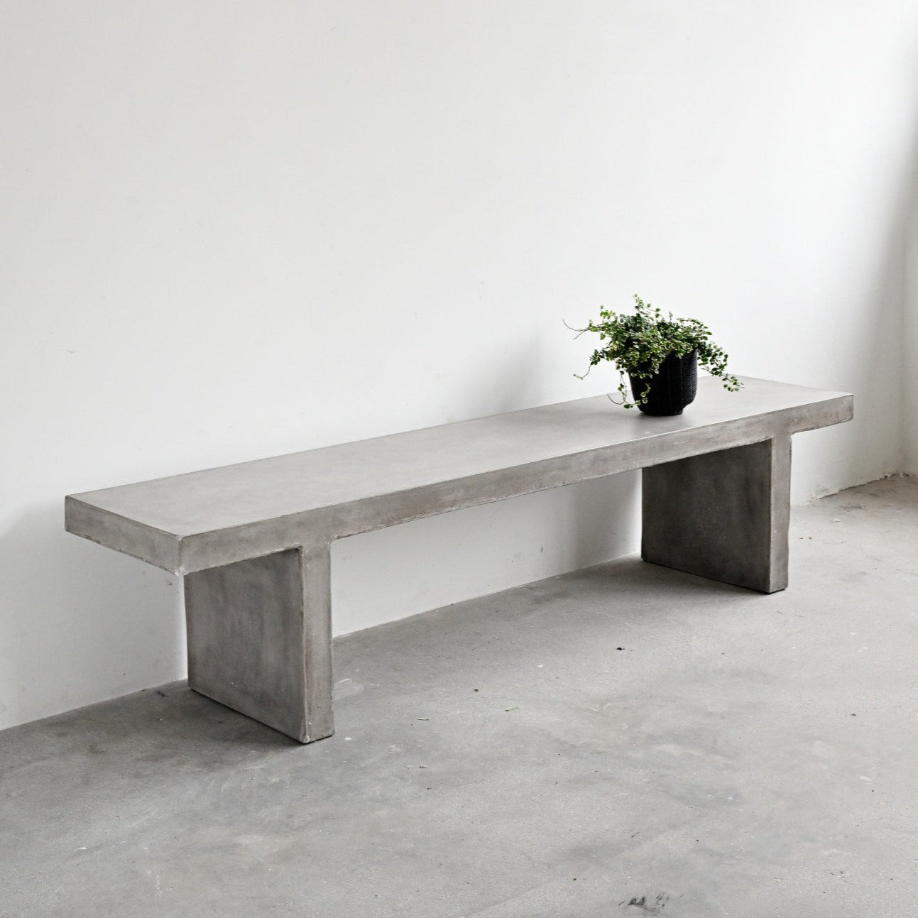 Concrete Long Bench - 190cm