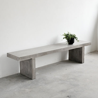 Concrete Long Bench - 190cm