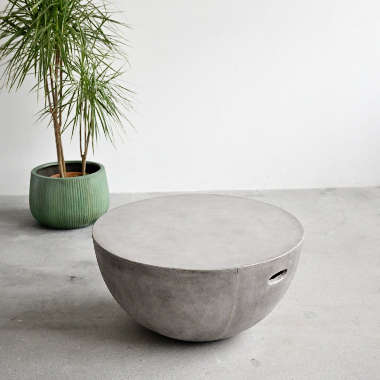 Hemisphere Concrete Coffee Table - Grey