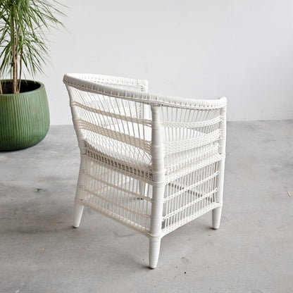 Outdoor Malawi Arm Chair - White