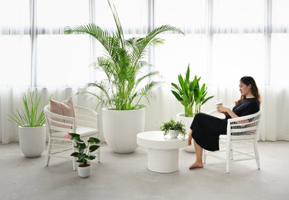 Outdoor Malawi Arm Chair - White