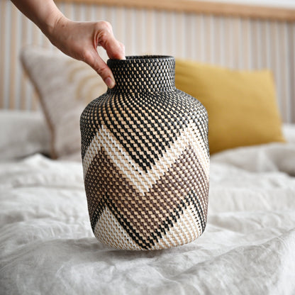 Aztec Rattan Vase