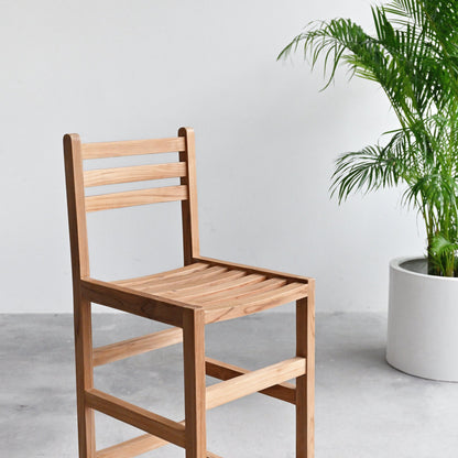 Larrimore Teak Bar Chair