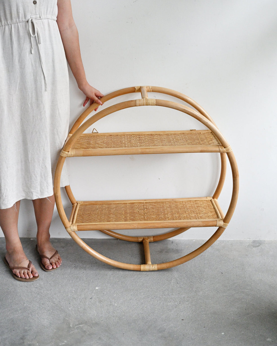 Round Rattan Wall Decor