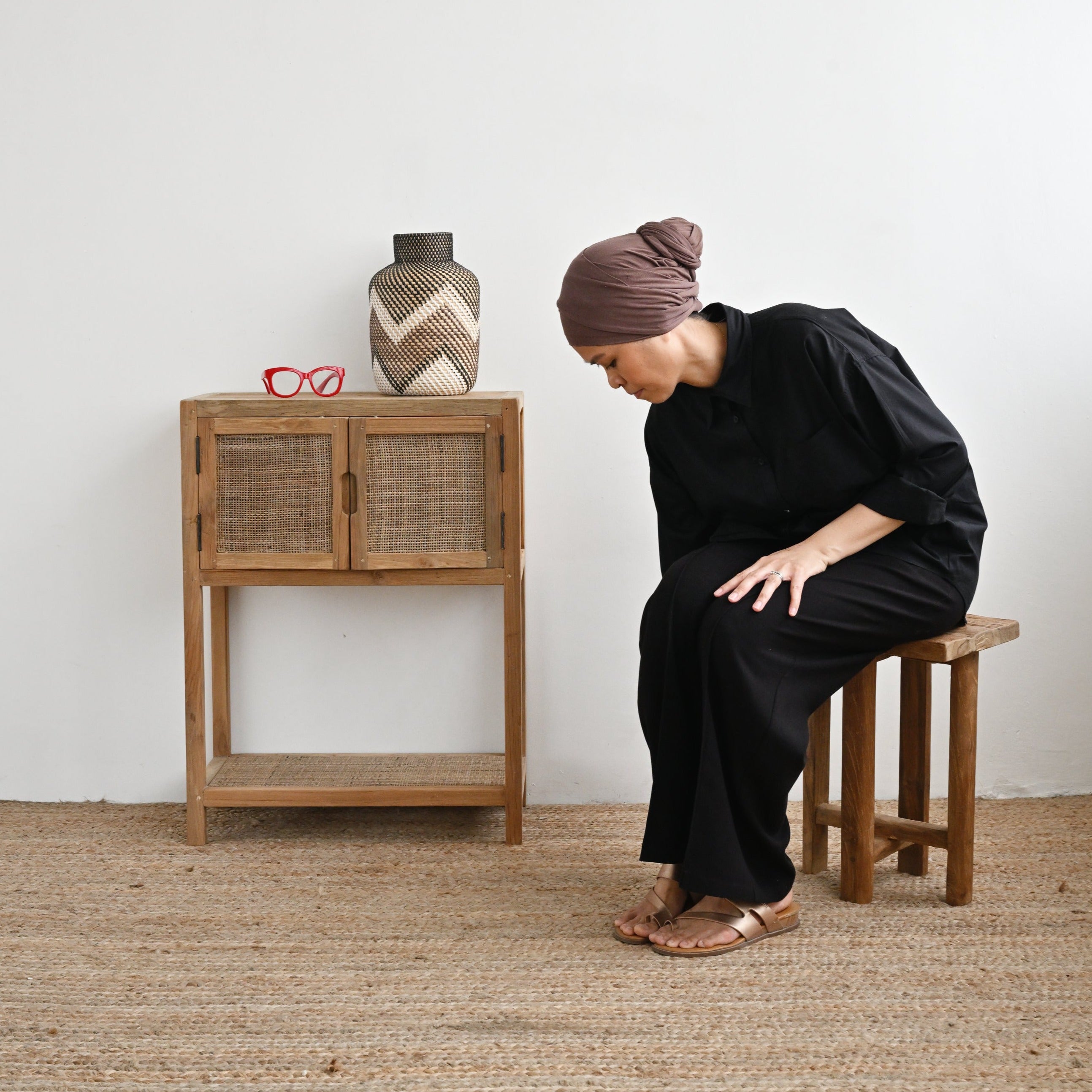 Sumiko Teak Stool