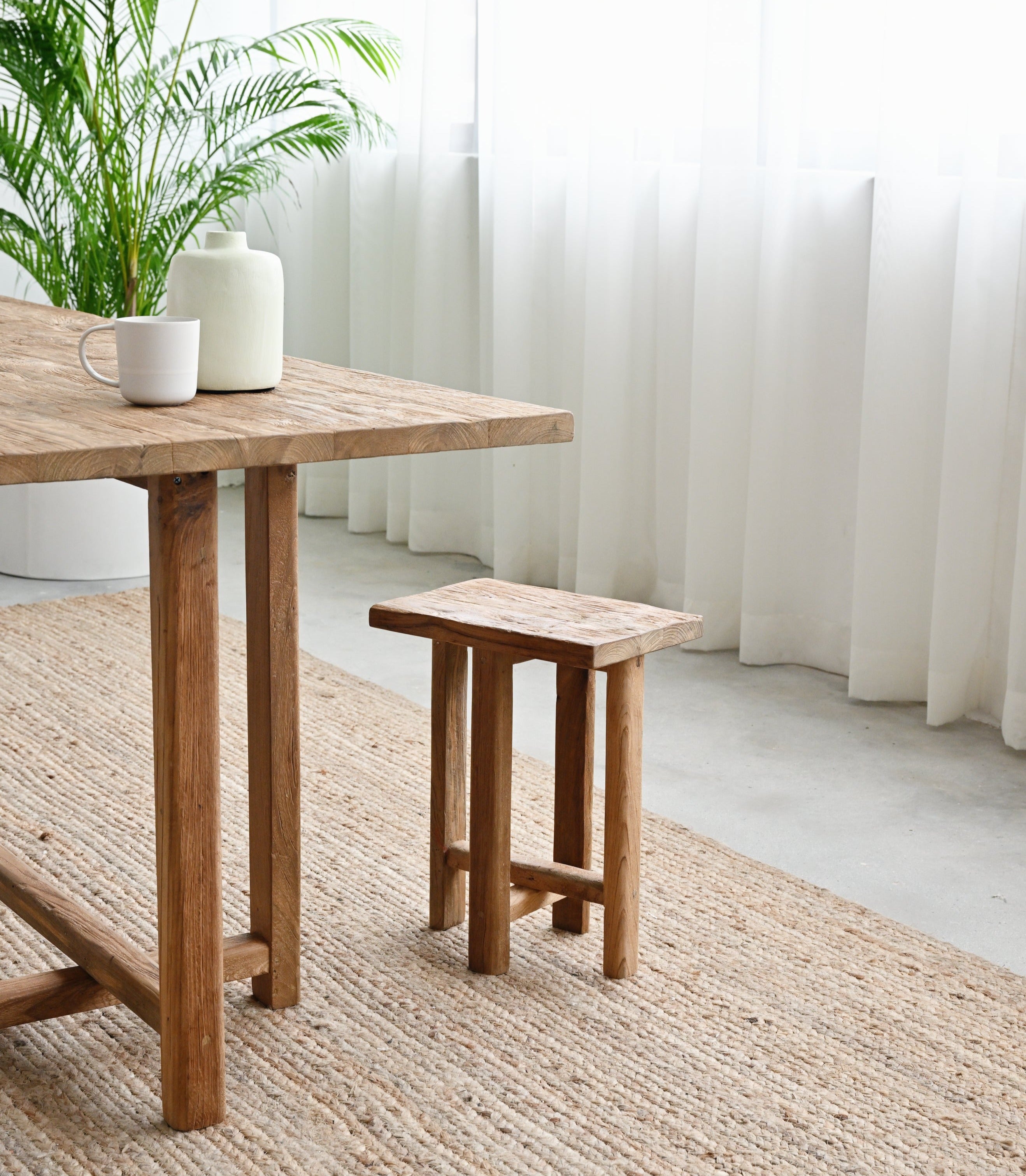 Sumiko Teak Stool