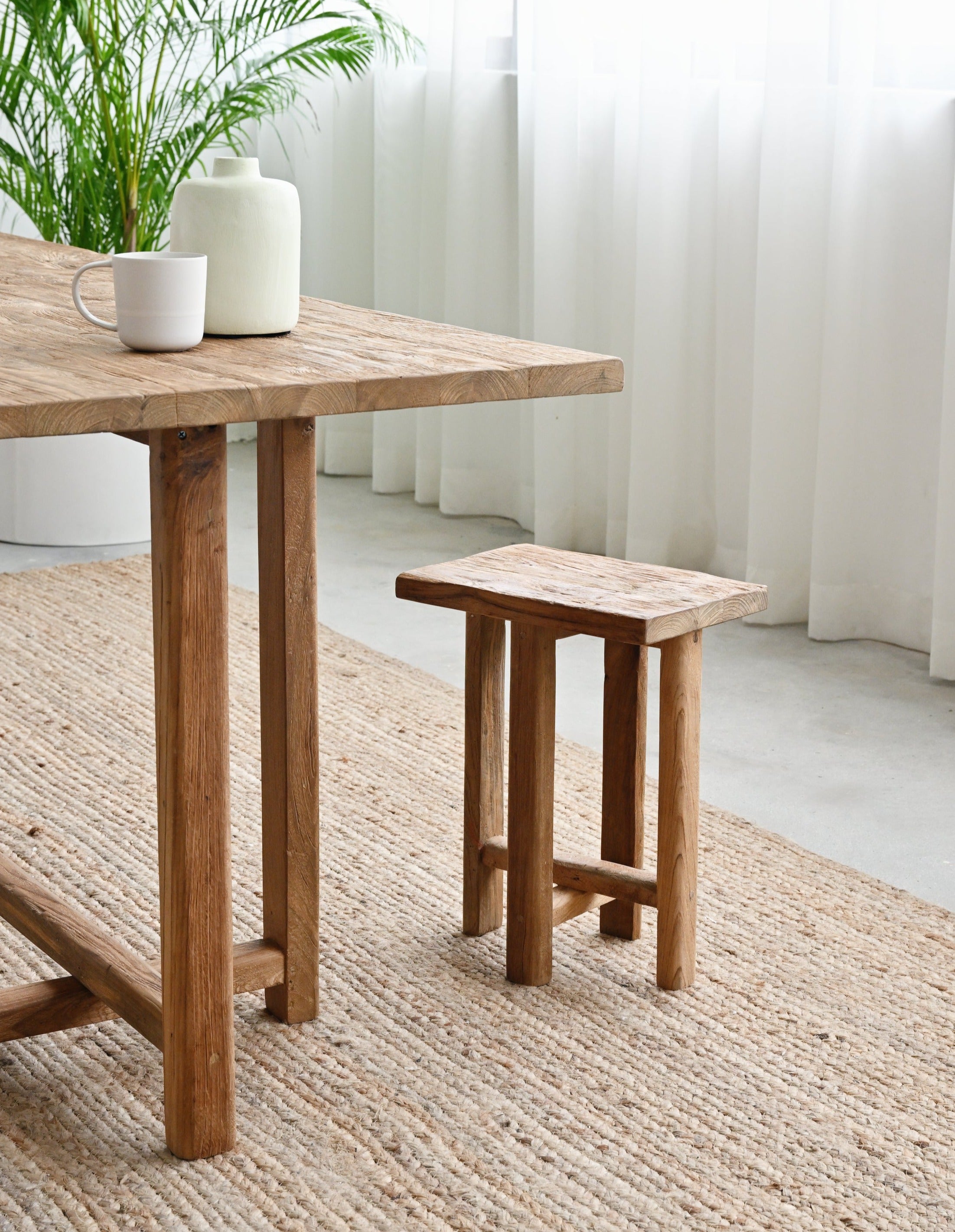 Sumiko Teak Stool