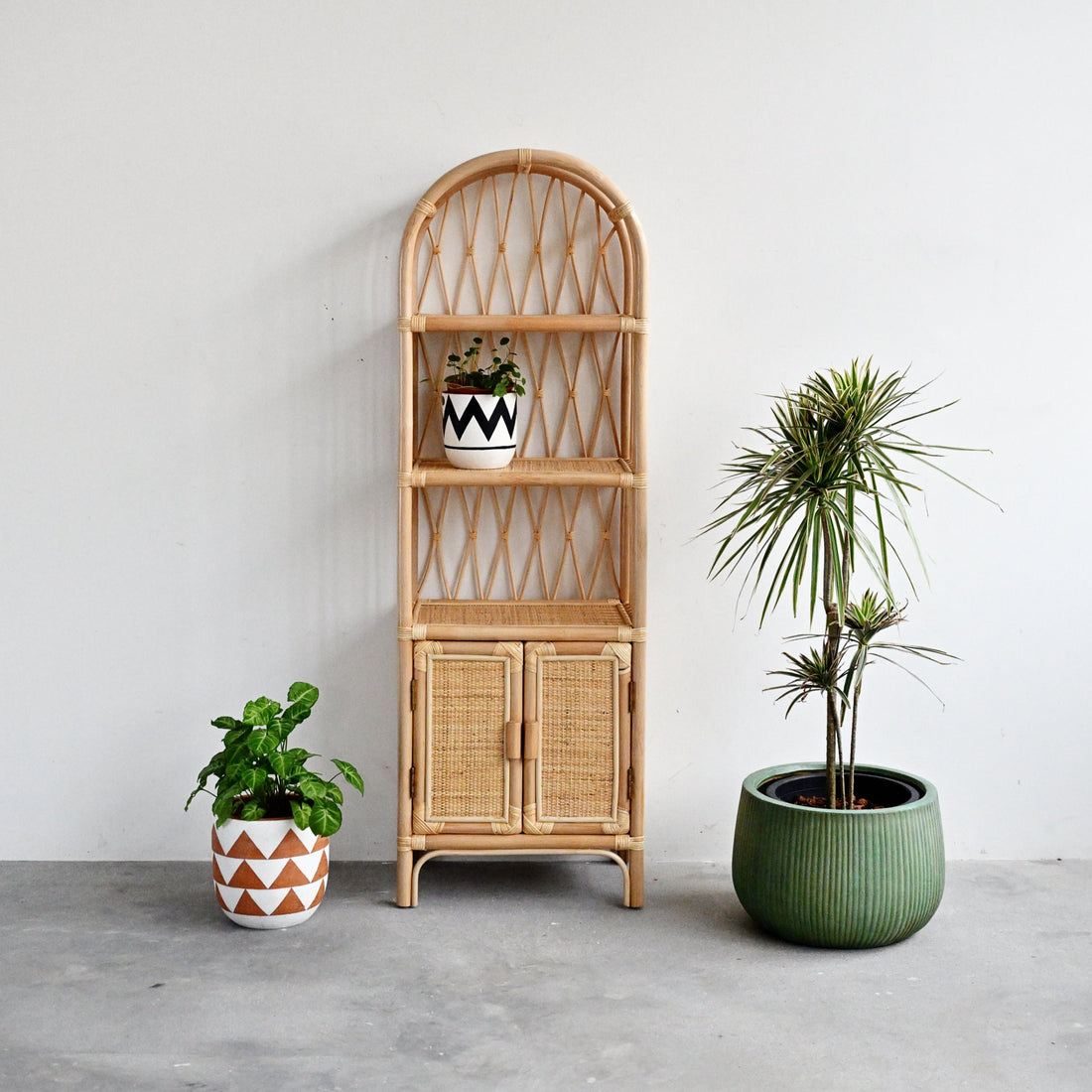 Insel Rattan Bookshelf