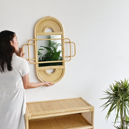 Insel Rattan Mirror - Natural