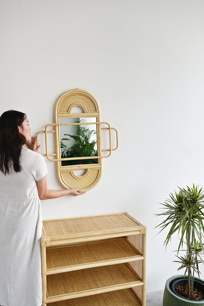 Insel Rattan Mirror - Natural