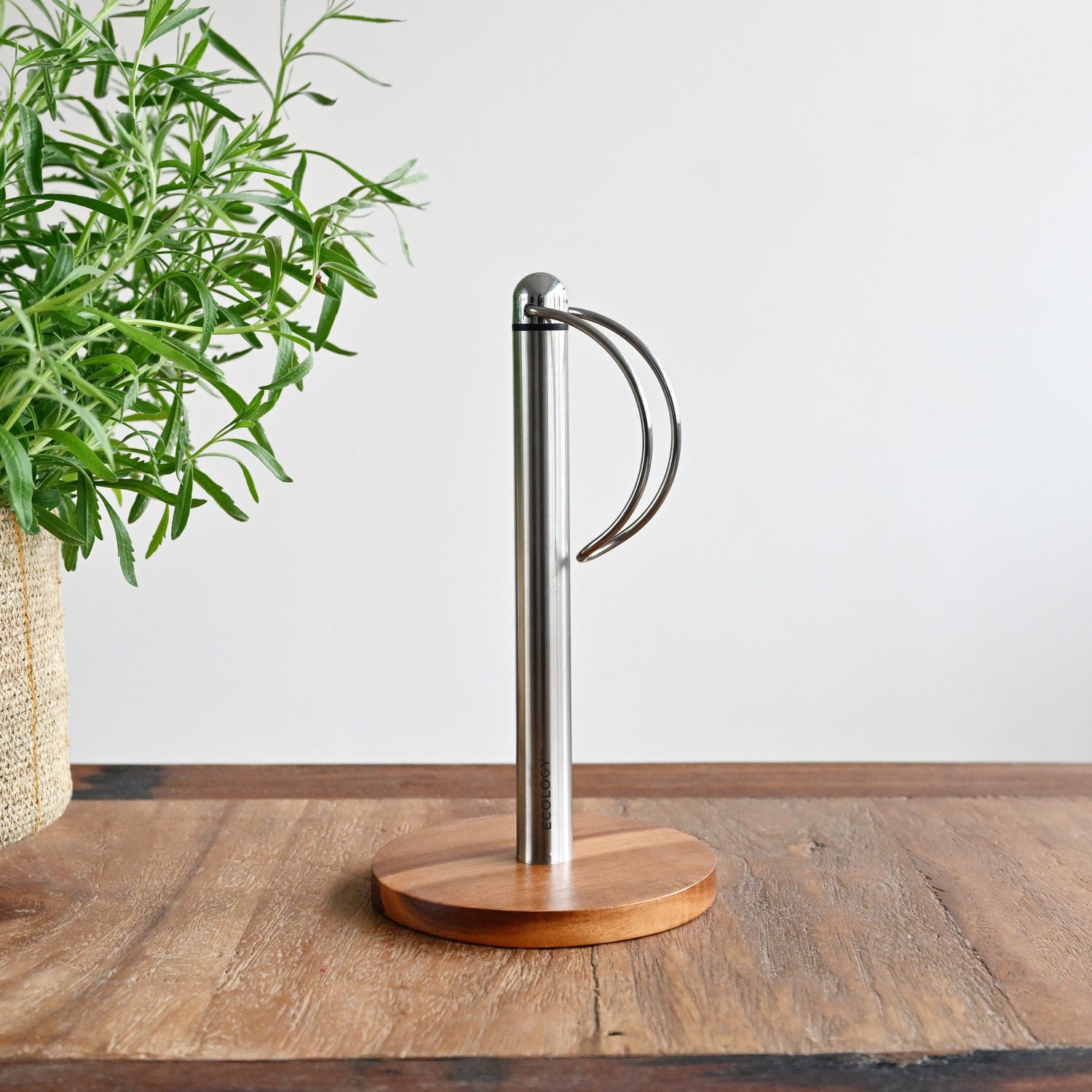 Acacia Paper Towel Holder