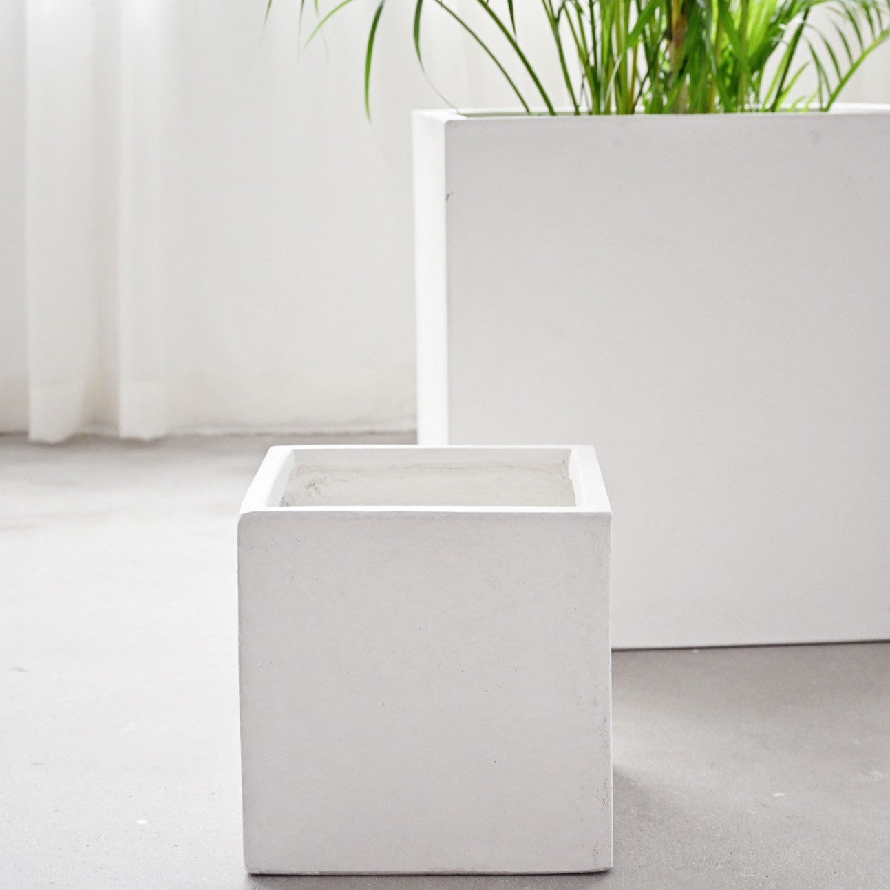 square planter concrete