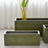 Rectangle Planter Box - Copper Green