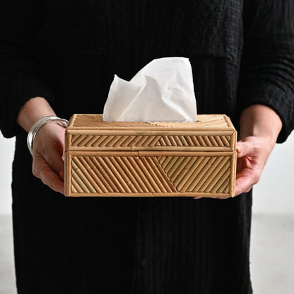 Peach Tissue Box