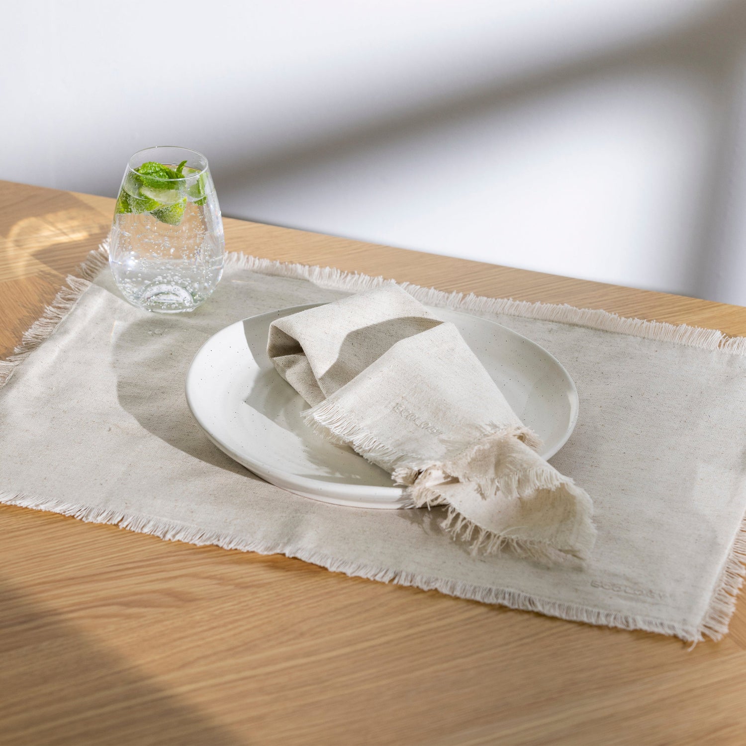 Fray Flax Napkins (Set of 4)