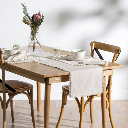 Fray Flax Runner