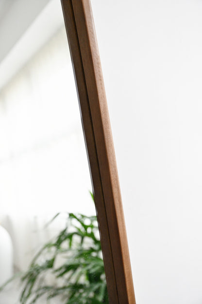 Exotic Wood Mirror - Natural - 60cm x 200cm